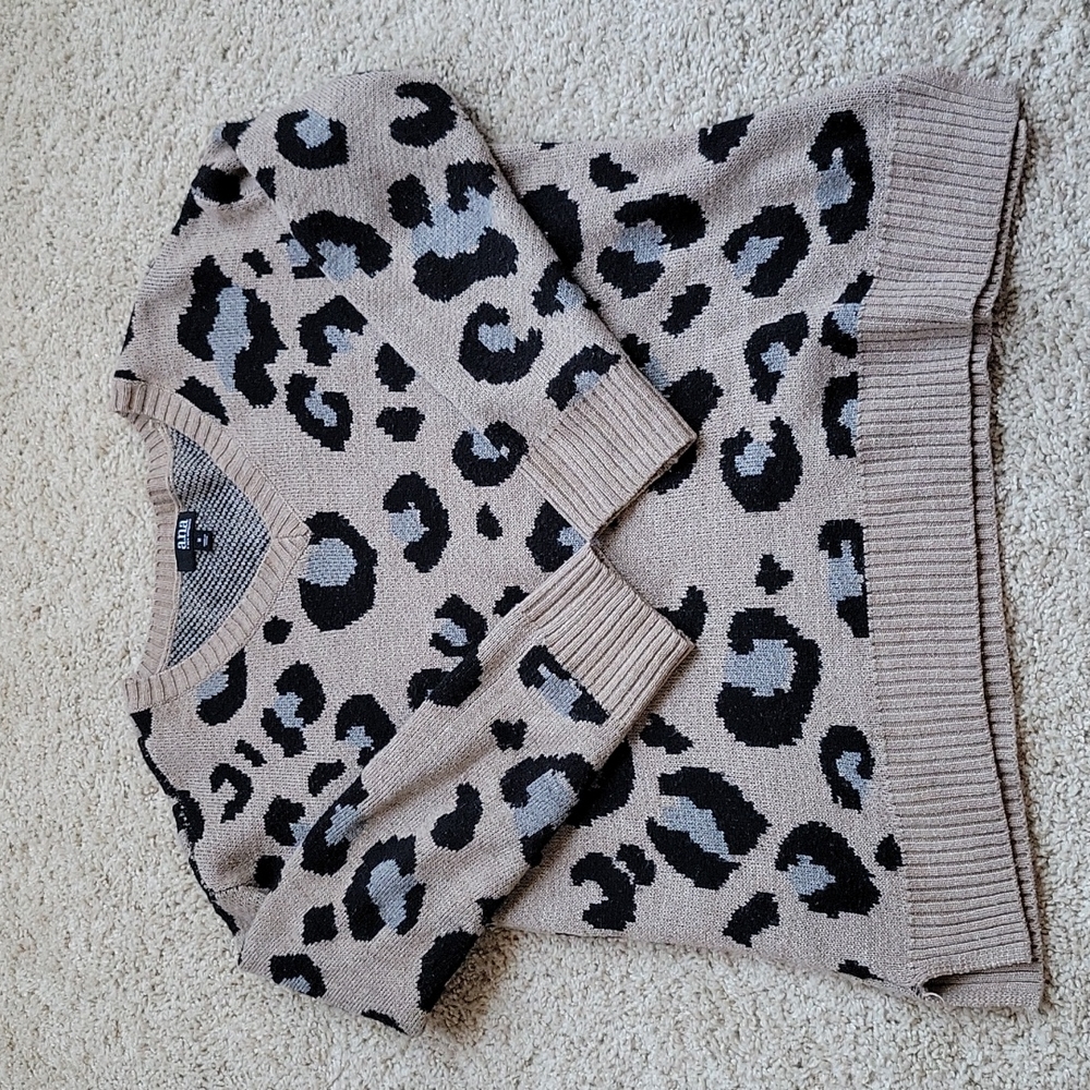 a.n.a Leopard Sweater